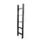 Barnwoodusa Rustic Farmhouse 5ft Reclaimed Wood Picket Ladder (Black) 672713212522 - alternate 1